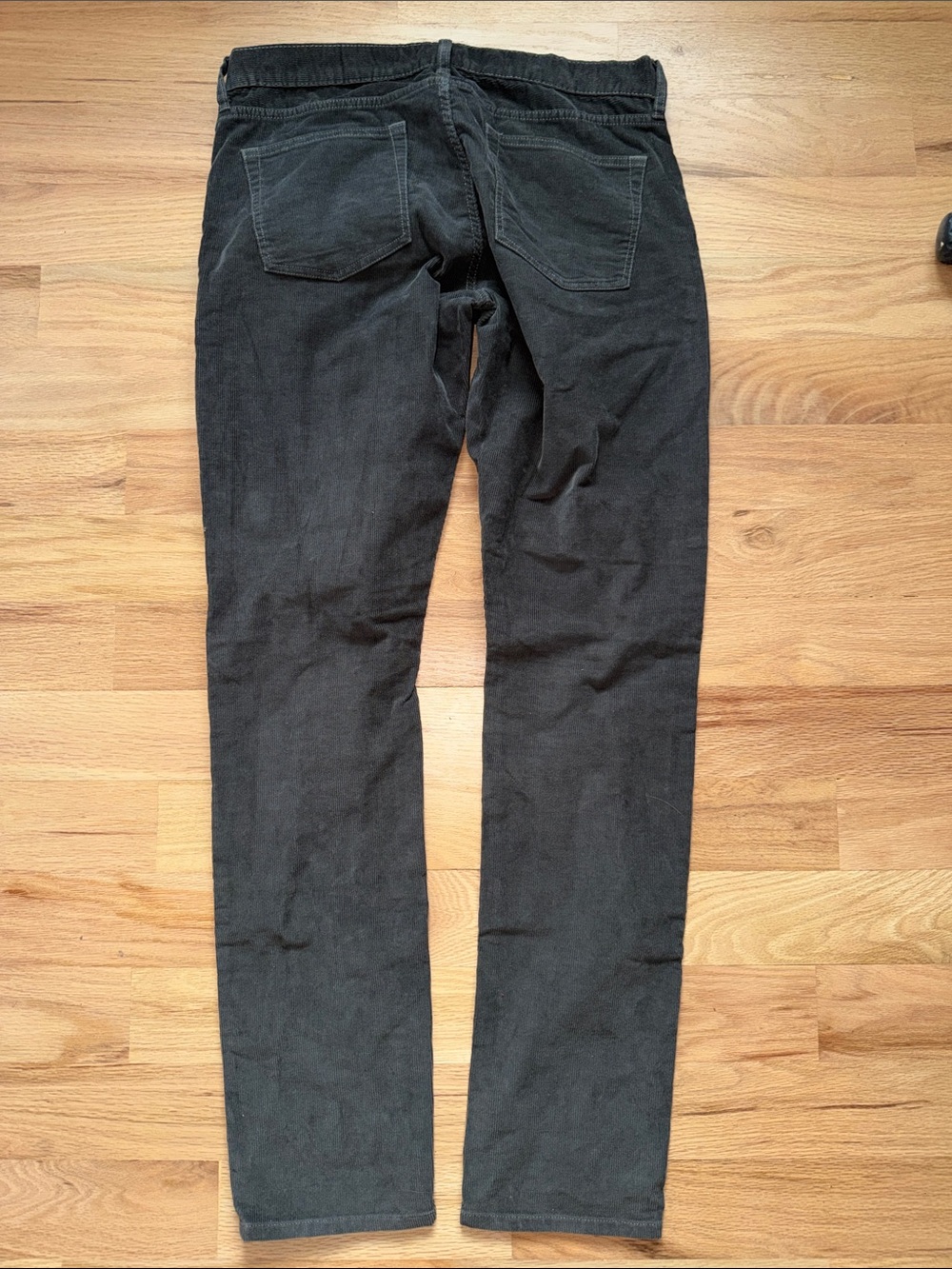 J. Crew Men's Style 250 Corduroy Pants in Dark Gray Waist 34 x Length 34 - Picture 11 of 16